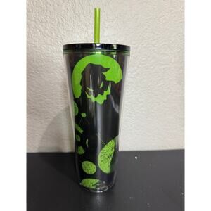 Disney Starbucks NBC Oogie Boogie Tumbler Cup with Straw